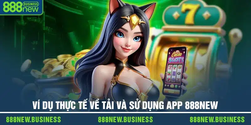 Ví dụ thực tế về tải và sử dụng app 888new
